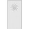 Ekena Millwork Standard Foster Spiral Plinth Block With Rounded Edge, 5"W x 10"H x 1"P PBP050X100X100FOS14 - alternate 3